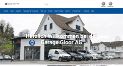 Desktop Screenshot of garage-gloor.ch